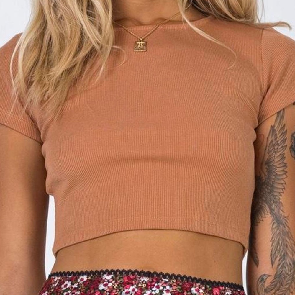 princess polly classic cropped tee